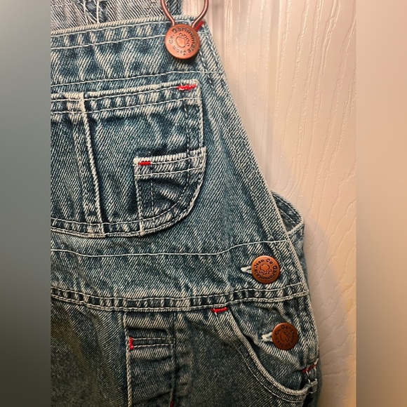 Vintage Garanimals Kids Denim Overalls Size 18 Months - Picture 4 of 7
